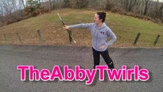 Figure 8  Novice Baton Twirling  How to Twirl a Baton  Baton Twirling Tutorial [upl. by Ymor861]