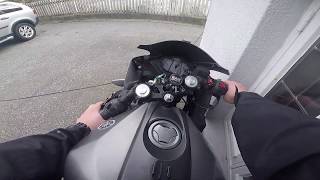 Yamaha yzf r125  Ride from School [upl. by Lebasi897]