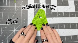 Planchette Applique Crochet Tutorial [upl. by Xel]