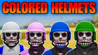 ITS BACK HOW TO GET EVERY COLORED BULLETPROOF HELMET IN GTA 5 ONLINE AFTER PATCH 166 [upl. by Aitret]