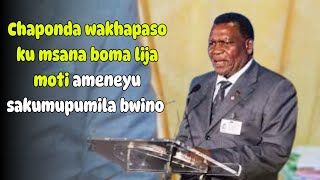 Chaponda wakhapaso ku msana boma lija moti ameneyu sakumupumila bwino or ndi pangono pomwe [upl. by Hillard]