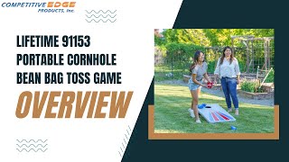 Lifetime 91153 Portable Cornhole Bean Bag Toss Game  Outdoor Fun for Everyone [upl. by Miuqaoj]