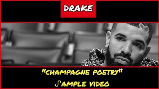 ᔑample Video Champagne Poetry by Drake 2021 [upl. by Krispin642]