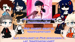 ✨Mlb parentes reage as transformações¡Los familiares de Mlb reaccionan a las transformaciones✨ [upl. by Lonier229]