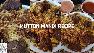 Mutton Mandi Recipe With Smokey Flavored Rice  Famous Arabian Mandi  By Vashmas kitchen [upl. by Pollux]