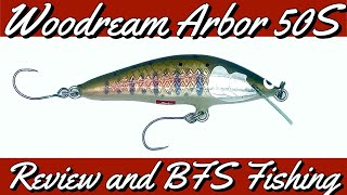 Woodream Arbor 50S Review and BFS fishing JDM Minnow Bait [upl. by Aik982]