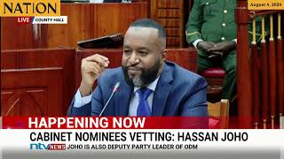 Mining CS nominee Hassan Joho I got a D in secondary school but today I hold two degrees [upl. by Airemat705]