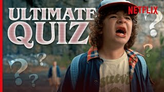 Only 1 Of Stranger Things Fans Will Get 100 In This Quiz Can You  Netflix [upl. by Noman]