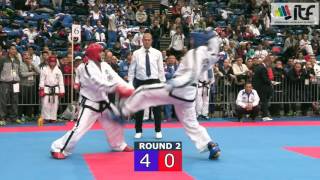 Sparring Final Vetarn Male 78kg  ITF World Cup 2016  Budapest [upl. by Eninahpets]