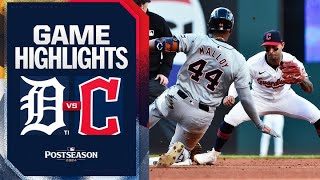 Tigers vs Guardians ALDS Game 2 Highlights 10724  MLB Highlights [upl. by Amaso]