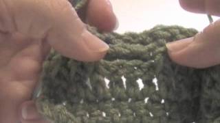 How to Crochet the Basket Weave LeftHanded [upl. by Cyrie]