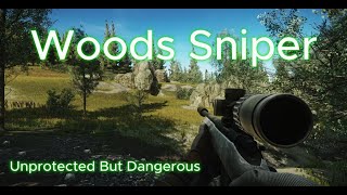 Escape From Tarkov PVE  Woods Sniper  Unprotected But Dangerous  Woods Raid [upl. by Bonita]