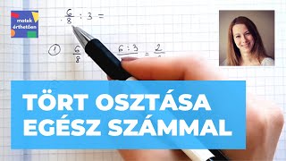 Tört osztása egész számmal [upl. by Shellie]