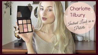 Charlotte Tilbury Instant Look in a Palette review  Chanelette [upl. by Ahgiel]