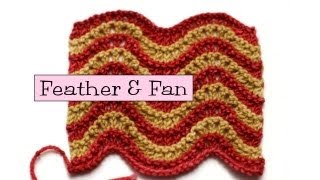 Fancy Stitch Combos  Feather and Fan [upl. by Seftton]