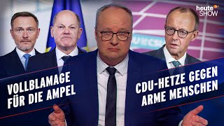 60MillardenLoch im Haushalt  Streit ums Bürgergeld  heuteshow vom 24112023 [upl. by Recnal55]