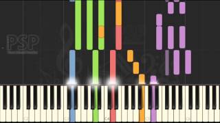 Final Fantasy XI  Recollection Synthesia Piano Tutorial Cover FF11 [upl. by Alfeus]