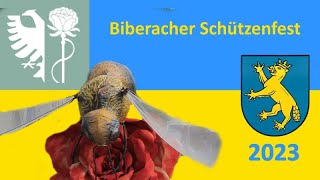 Biberacher Schützenfest 2023 Bunter  Festzug [upl. by Carrew]