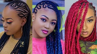 2021 Ghana Weaving Hairstyles Pictures Cute Braids Hairstyles [upl. by Manoff]