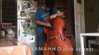 Yamahiko Double Bass Pickup Sound Test 2 [upl. by Hungarian]