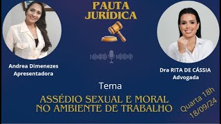 PAUTA JURIDICA COM DRA RITA DE CÁSSIA [upl. by Delia]