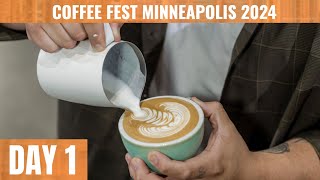 Day 1 in Minneapolis  Latte Art World Championship Open [upl. by Deanna]