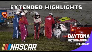 Austin Hill wins on dramatic final lap at Daytona  Extended Highlights [upl. by Eicyac171]