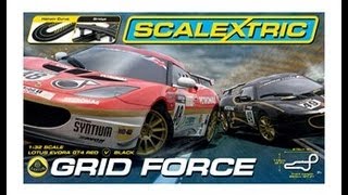 Scalextric Set Review Grid Force [upl. by Helbonnah]