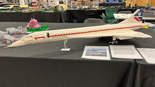 LEGO British Airways Concorde  BrickFair Virginia 2023 [upl. by Etiragram455]