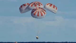 SpaceX Crew Dragon Returns from Space Station on Demo1 Mission [upl. by Florentia]