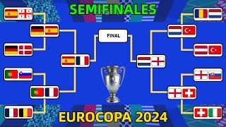 ASÍ se JUGARÁN las SEMIFINALES en la EUROCOPA 2024 [upl. by Llerrem]