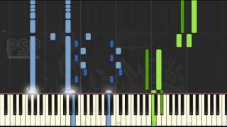 Piano Solo Tutorial  Final Fantasy XV  RAVUS AETERNA FF15 PS4 GAME synthesia [upl. by Sewell507]