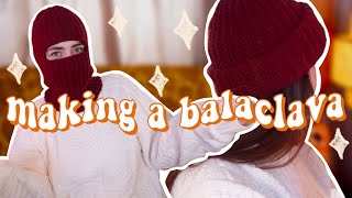 Making a Balaclava that turns into a hat [upl. by Airitak772]