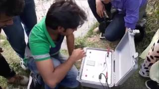 VES Reading in Resistivity Meter [upl. by Islek]