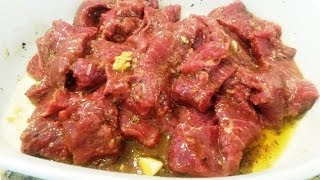 Easy Steak Marinade [upl. by Suirtimed615]