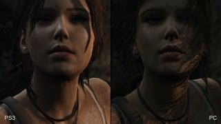 Tomb Raider PS3 vs PC Comparison Video [upl. by Jezabella]