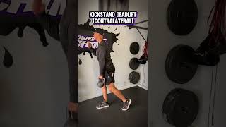 Kickstand Deadlift Contralateral empowerinccoaching [upl. by Nosnevets]