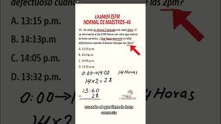 Examen Normal de Maestros ESFM Problemas Resueltos51 ESFM NormaldeMaestros [upl. by Omocaig]