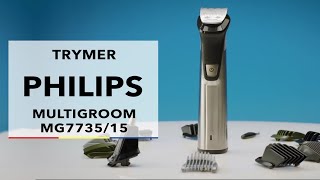 Trymer Philips Multigroom MG773515  dane techniczne  RTV EURO AGD [upl. by Ameekahs]