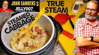 Steamed Southern CABBAGE KIELBASA amp BACON Ninja Foodi STEAM PRESSURE Review [upl. by Monroe]