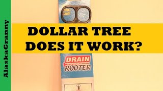 Dollar Tree Drain Rooter Remove Clogs Does It Work [upl. by Annav165]