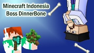 Boss DinnerBone  Minecraft Indonesia BeaconCream S2 2 [upl. by Yraunaj]