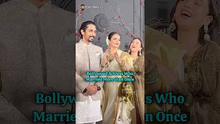 Bollywood Actress Who Married Twice or More bollywood aditiraohydari shwetatiwari neenagupta [upl. by Hugh]