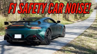 F1 Safety Car Exhaust  Aston Martin Vantage F1 Edition [upl. by Paule963]