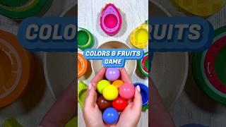 Color Sorting and Fruits for Toddlers  Educational Activities for Toddlers shorts [upl. by Eyllib]