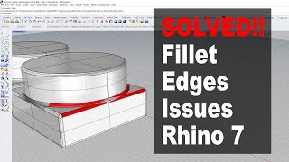 SOLVED Fillet Issue in Rhino 3D 267 [upl. by Anahsirk288]