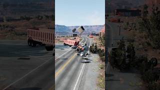 Realistic Highway Car Crashes 29  beamngdrive [upl. by Uaerraj]