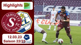 Highlights Servette  Genf FC vs FC Luzern 12032023 [upl. by Hsetirp]