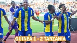 Guinea vs Tanzania 1 2 Magoli Yote Highlights [upl. by Eira]