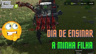 De Patrão a empregado 03  Colheita com uma Máquina que Nunca Usei  Farming Simulator 25 [upl. by Durward]